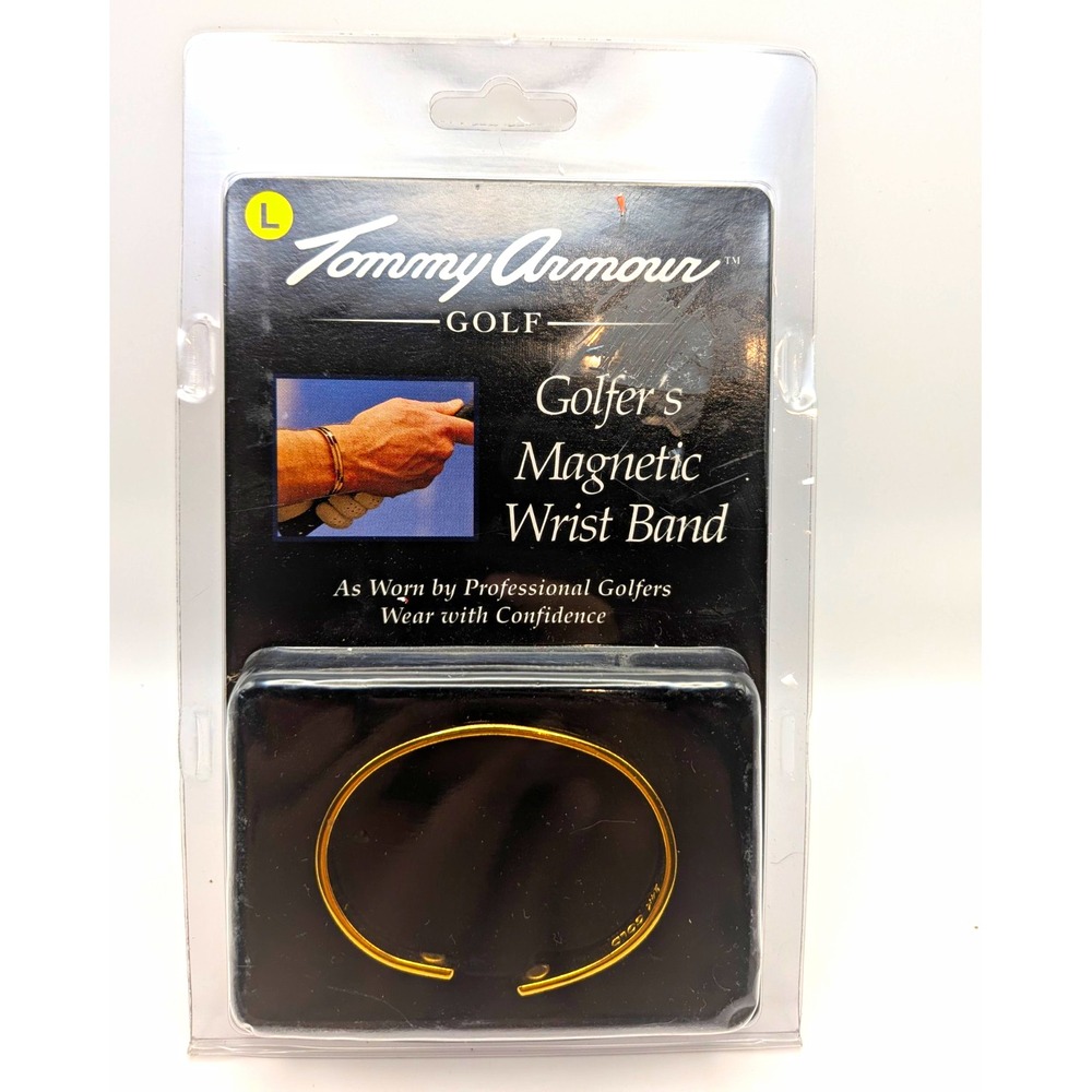 Tommy Armour Magnetic Golf Wristband Gold Size L (Large) Model 3421